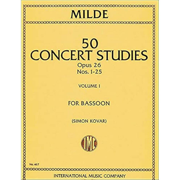 50 Concert Studies Volume 1, Ludwig Milde