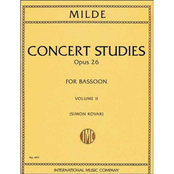 50 Concert Studies Volume 2, Ludwig Milde