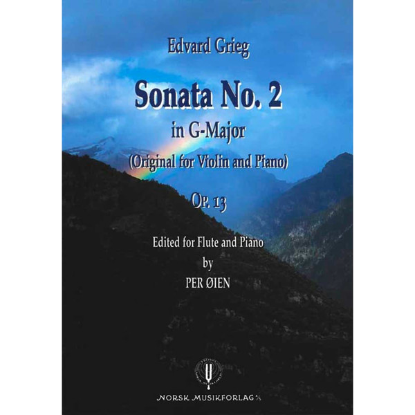 Sonata No. 2 in G, Op. 13, Edvard Grieg arr.Per Øien. Fløyte og Piano