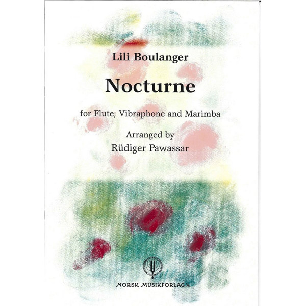 Nocturne, Lili Boulanger arr Rudiger Pawassar. Flute, Vibraphone and Marimba