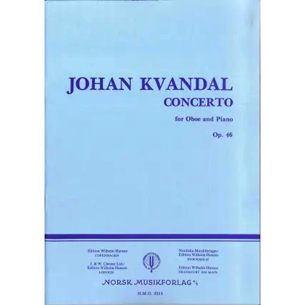 Concerto Op. 46 (Obo/Piano), Johan Kvandal. Obo og Piano