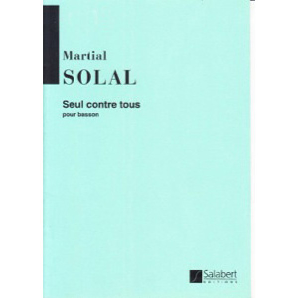 Seul Contre Tous for fagott, Martial Solal