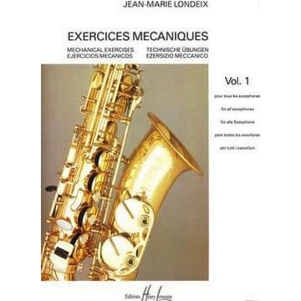 Exercices Mecaniques vol 1 for saksofon