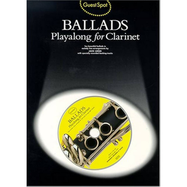 Guest Spot Ballads Clarinet. Book and Play-Along