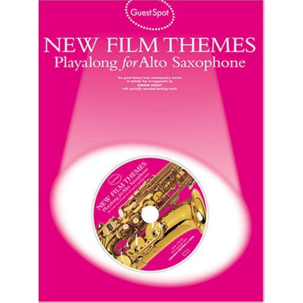 Guest Spot New Fim Themes Alto Saxophone. Book and Play-Along