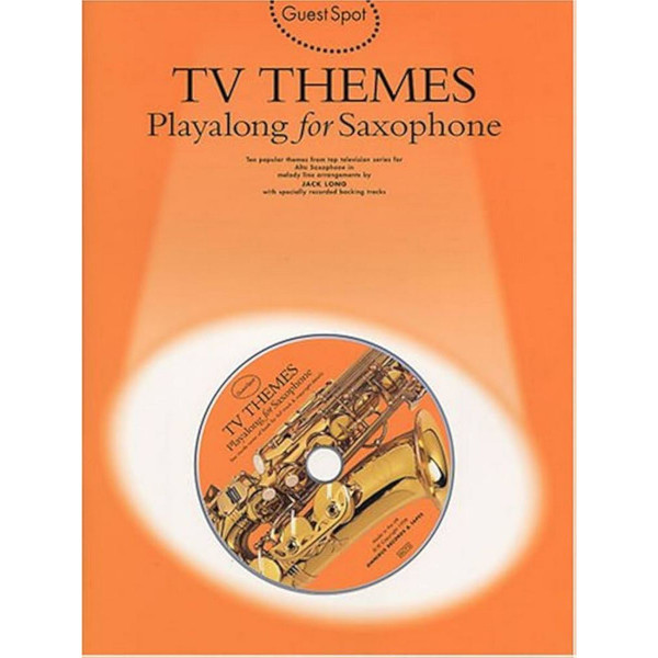 Guest Spot TV Themes Alto Saxophone. Book and Play-Along