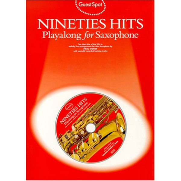 Guest Spot Nineties Hits Alto Saxophone. Book and Play-Along