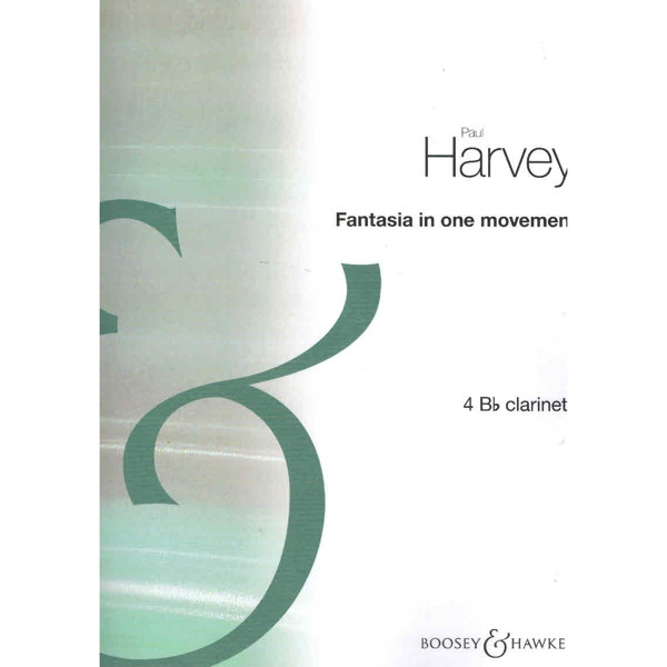 Fantasia in One Movement, Paul Harvey, Clarinet Quartet