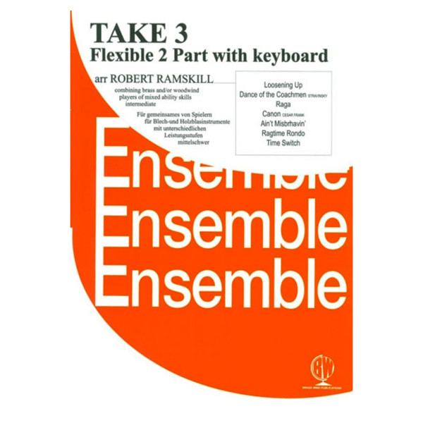 Take 3 Booklet for Alto Saxes, 2 parts and Keyboard