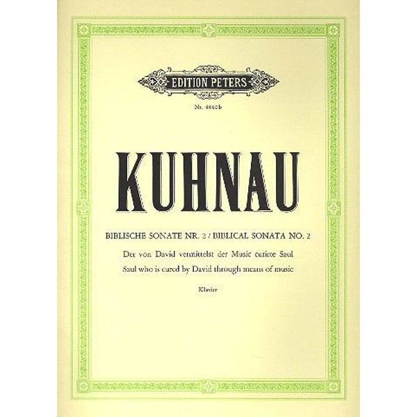 6 Sonatas Depicting Stories from the Bible: Sonata No. 2, Johann Kuhnau - Piano Solo