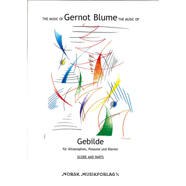 Gebilde, Gernot Blume. Altsax, Trombone and Piano