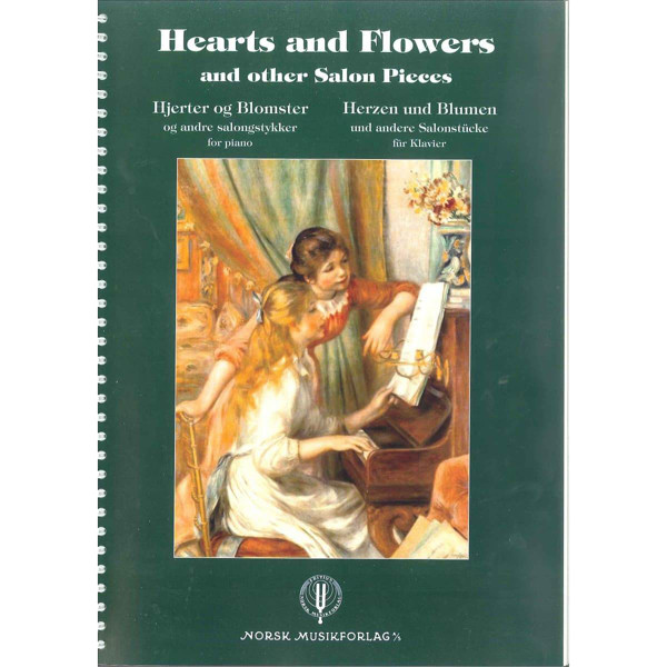 Hearts And Flowers, Salongstykker for Piano. Bjørg Julsrud Bjørntegaard