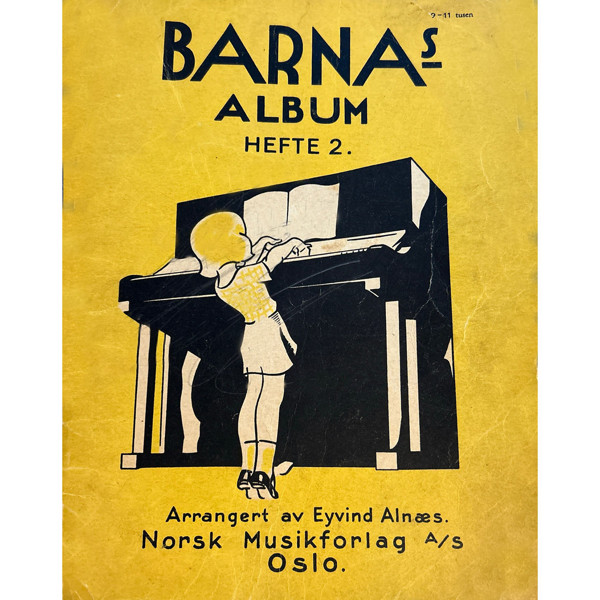 Barnas Album 2, Eyvind Alnæs. Piano m/tekst