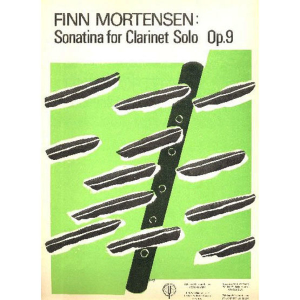 Sonatina For Clarinet Solo Op. 9, Finn Mortensen 