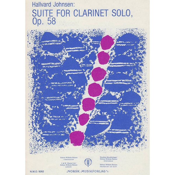 Suite For Clarinet Op. 58, Hallvard Johnsen. Klarinett Solo