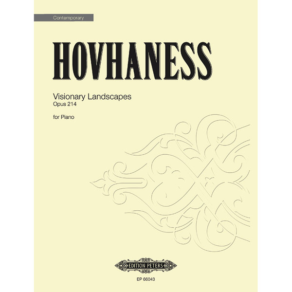 Five Visionary Landscapes Op. 214, Alan Hovhaness - Piano Solo