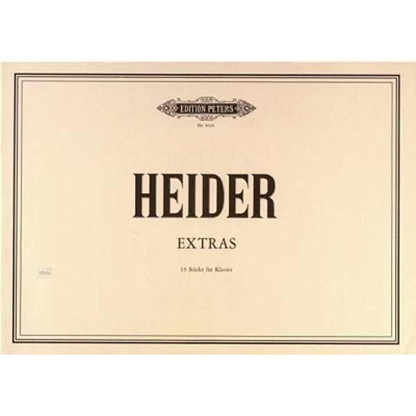 Extras, Werner Heider - Piano Solo