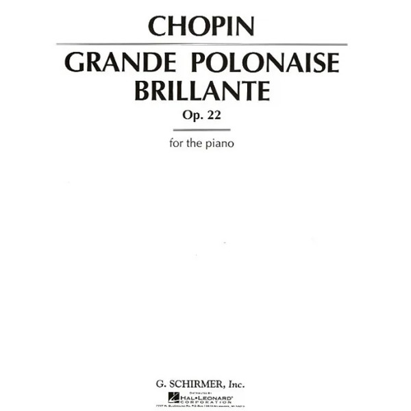 Chopin Grande Polonaise Brilliante Op. 22, Piano