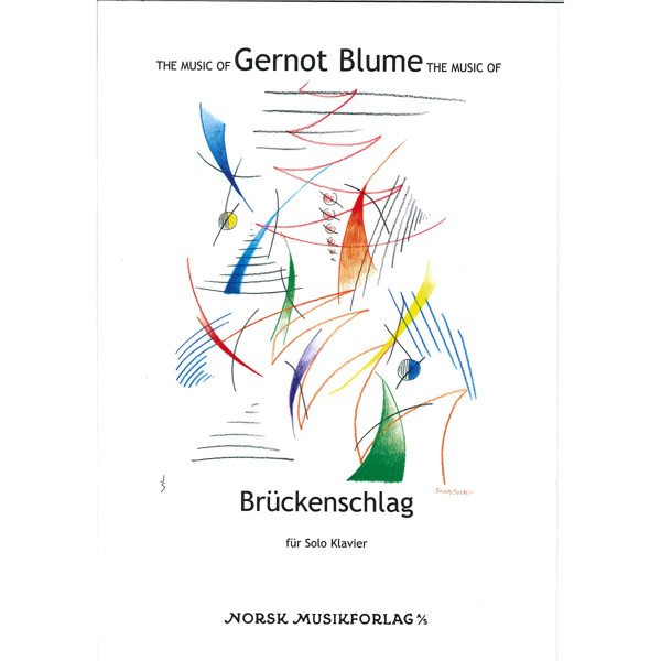 Brückenschlag, für Solo Klavier. Gernot Blume. Piano