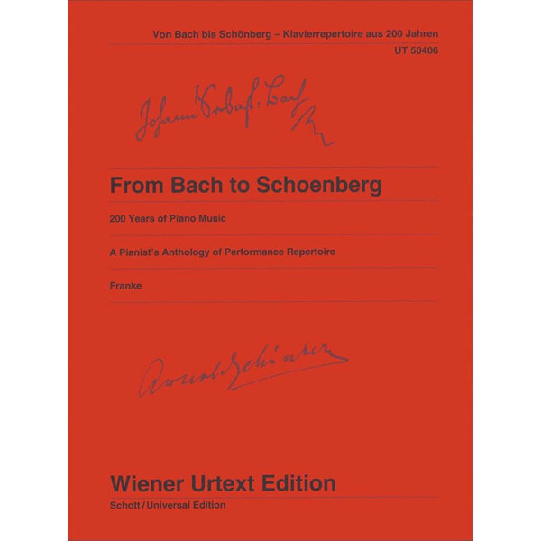 From Bach to Schönberg, 200 Years of Piano Music