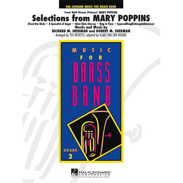 Selections from Mary Poppins, Sherman / Ricketts - Brass Band