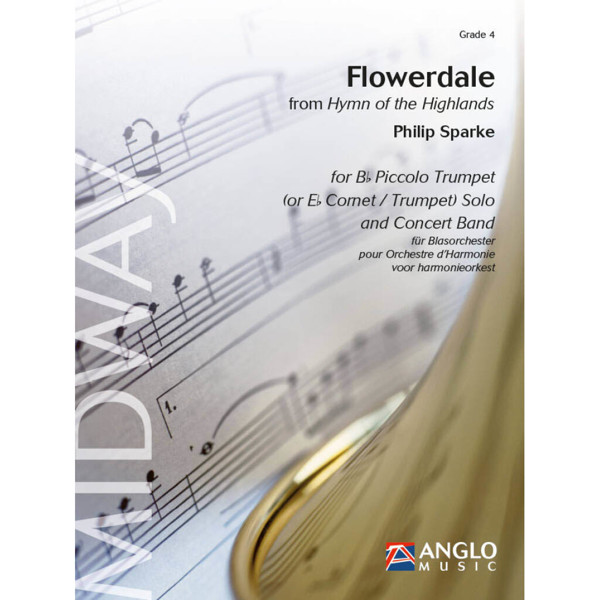 Flowerdale - from Hymn of the Highlands - for Bb Piccolo Trumpet (or Eb Cornet/Trumpet) Solo, Philip Sparke - Concert Band