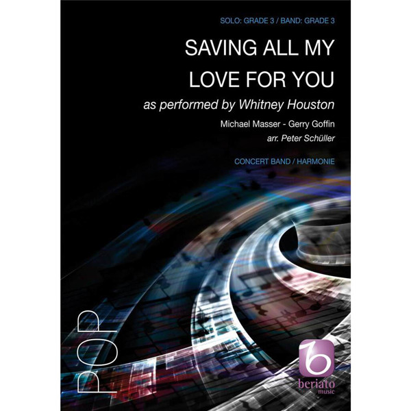 Saving All My Love For You, M. Masser/G. Goffin arr. Peter Schüller. Concert Band