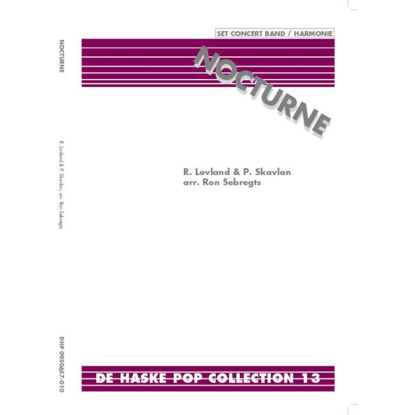 Nocturne, Sebregts - Concert Band