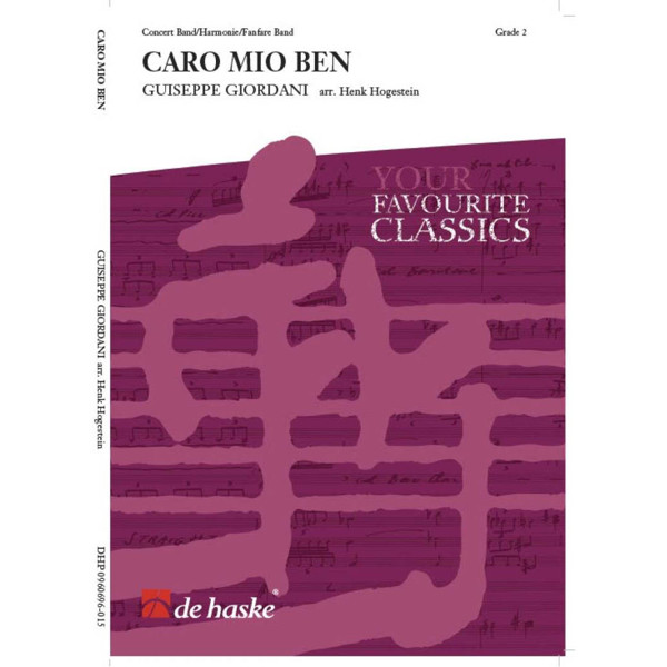 Caro Mio Ben, Giordani / Hogestein - Concert Band