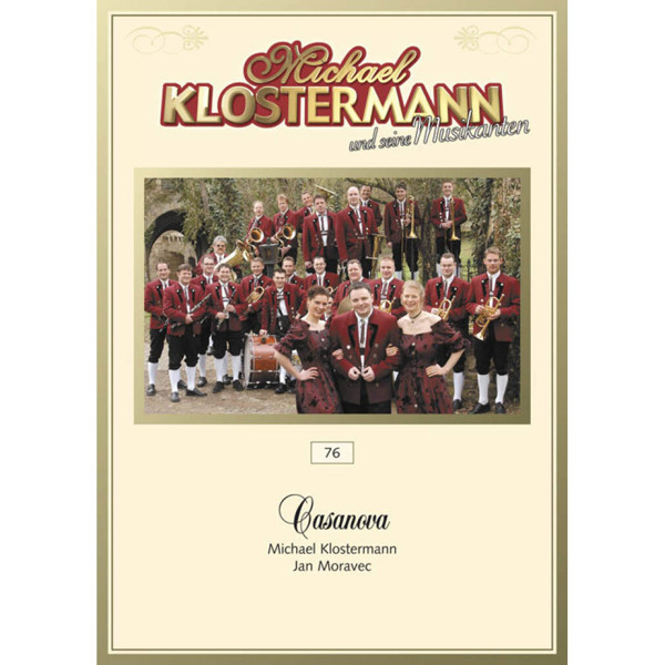 Casanova, Jan Moravec/Michael Klostermann. Concert Band 