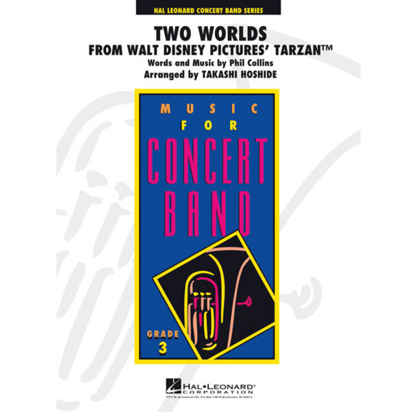 Two Worlds - From Walt Disney Pictures' TARZAN, Collins / Hoshide - Concert Band