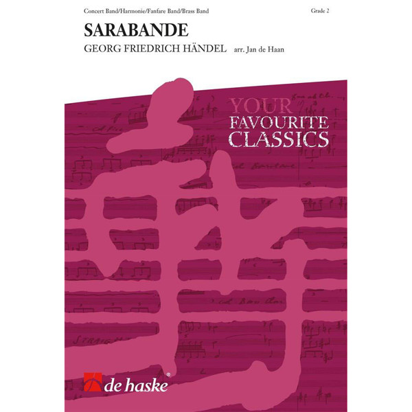 Sarabande, Händel / Haan - Concert Band