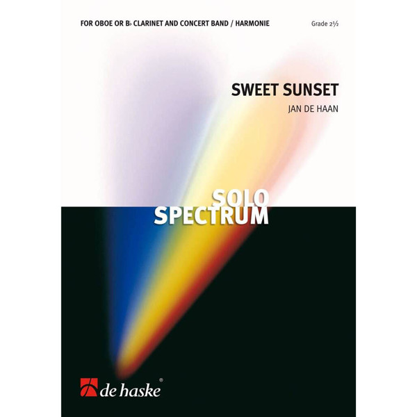 Sweet Sunset, Jan de Haan. Oboe Soloist and Concert Band