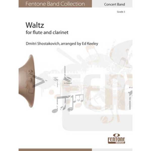 Waltz - for flute and clarinet, Sjostakovitsj / Keeley - Concert Band