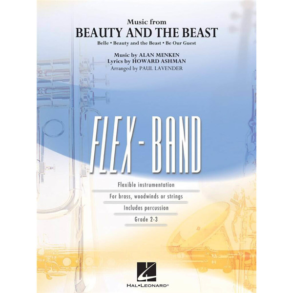 Music from Beauty and the Beast Flex-Band Grade 2-3 Alan Menken arr Lavender