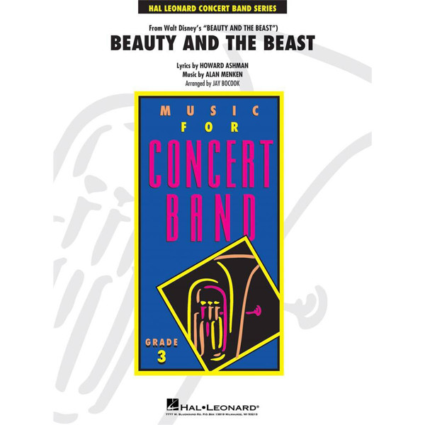 Beauty and the Beast, From Walt Disney. Menken, Ashman, Bocook, Concert Band