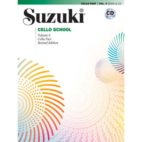 Suzuki Cello School vol 6 Book+CD