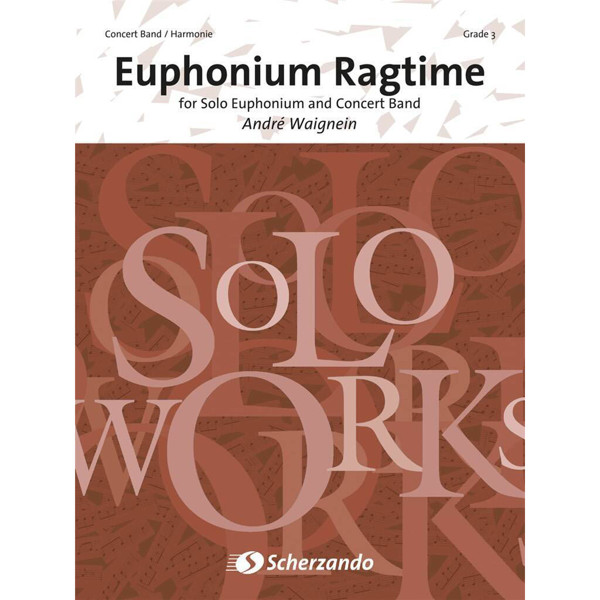 Euphonium Ragtime - for Solo Euphonium and Concert Band, Waignein - Concert Band