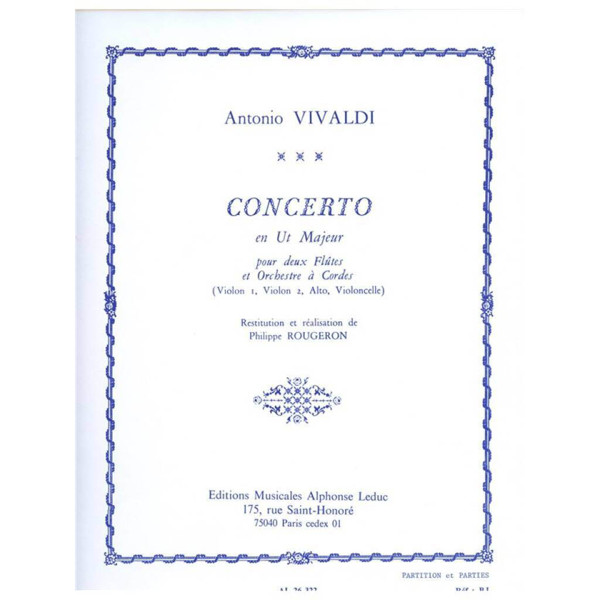 Vivaldi Concerto for 2 flutes and Orchestra