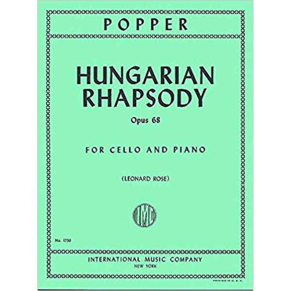 Hungarian Rhapsody, Op. 67, Popper, Cello and Piano