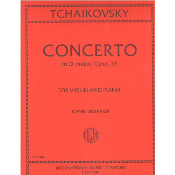 Concert D-Dur Opus 35, Violin and Piano, Pyotr IlyichTchaikovsky