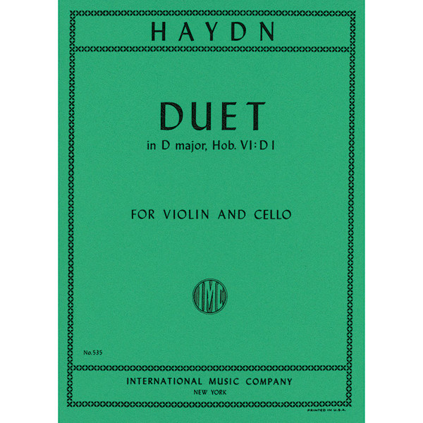 Duet in D major, Haydn - Violin/Cello