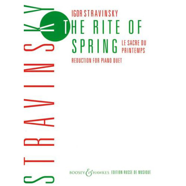 The Rite of Spring, Igor Stravinsky. Reduction for Piano Duet