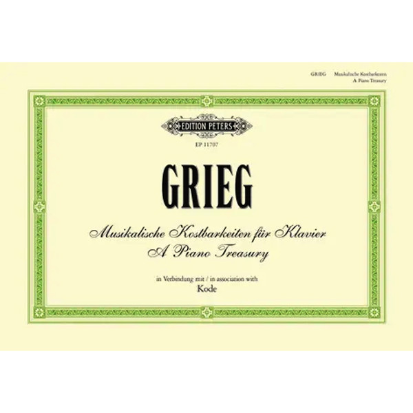 A Piano Treasury, Edvard Grieg. Piano Solo