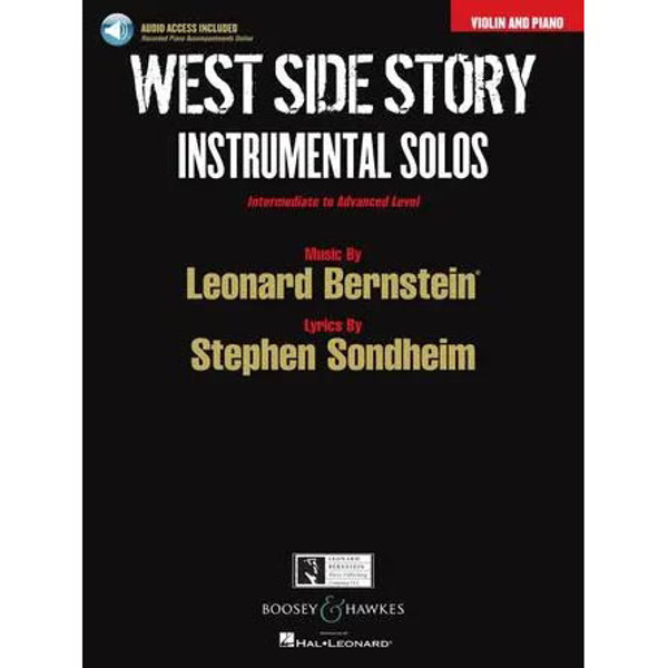 West Side Story Instrumental Solos. Violin, Piano, CD