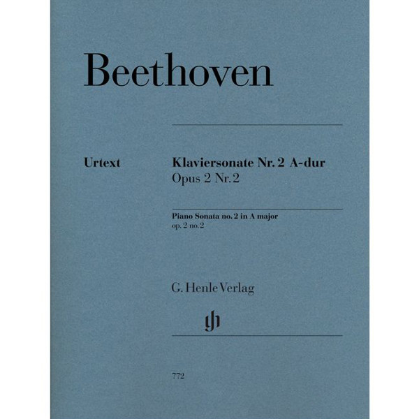 Piano Sonata No. 2  A-dur Op. 2 No. 2, Ludwig van Beethoven. Piano solo