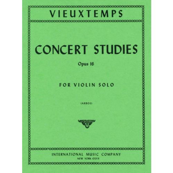 Concert Studies op. 16, Henri Vieuxtemps. Violin Solo