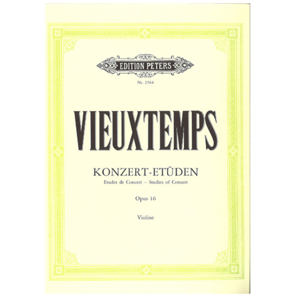 Vieuxtemps Konzert-Etüden Violine opus 16