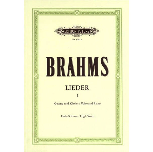 Brahms - Lieder 1 - High Voice