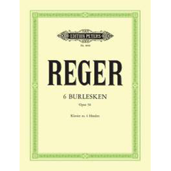 6 Burlesques Op.58, Max Reger - Piano Duett